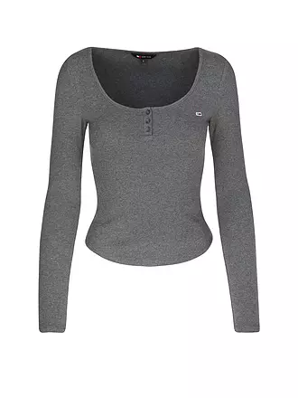 TOMMY JEANS | Camiseta de manga larga | grau